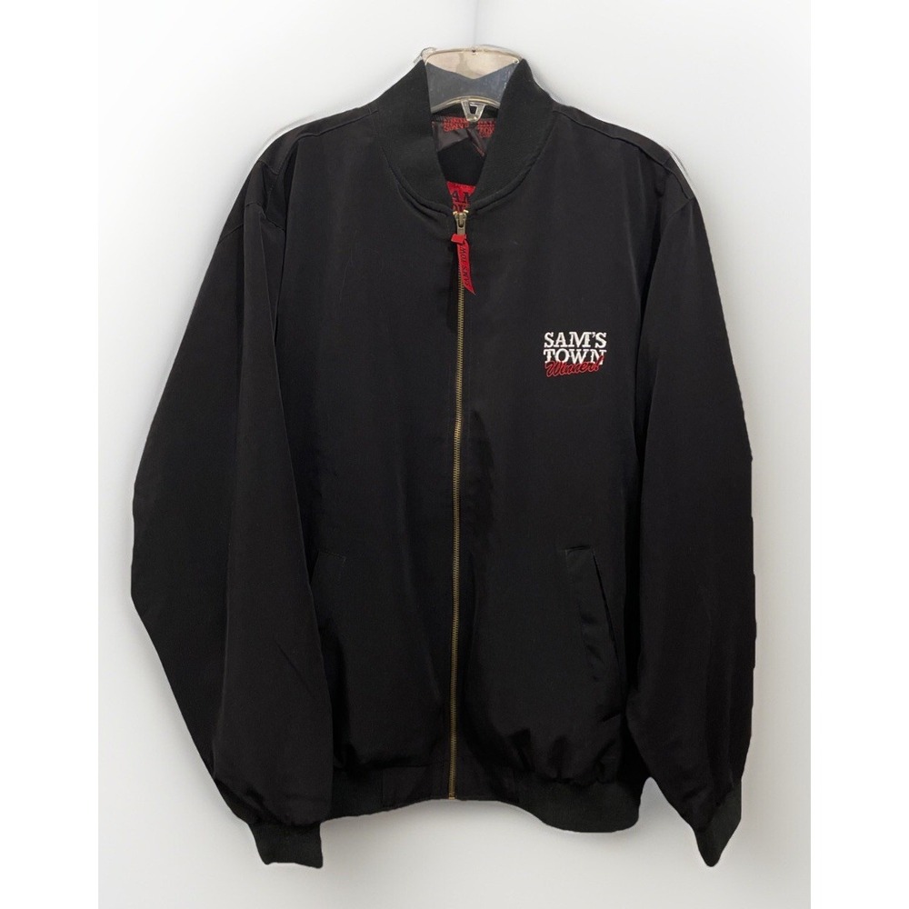 Sam's Town Las Vegas Winner Bomber Jacket Vintage Men's Size Medium
